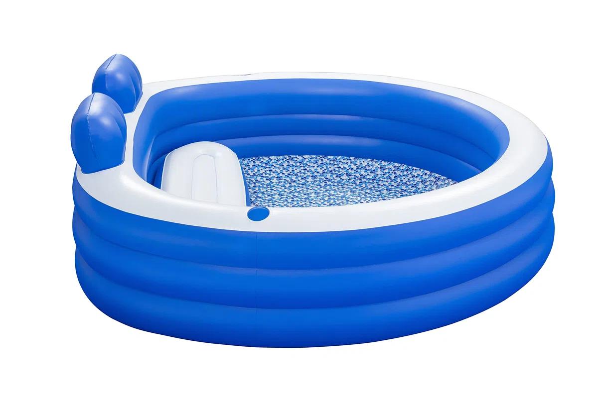 7'7" x 7'2" x 31"/2.31m x 2.19m x 79cm Splash Paradise Family Pool