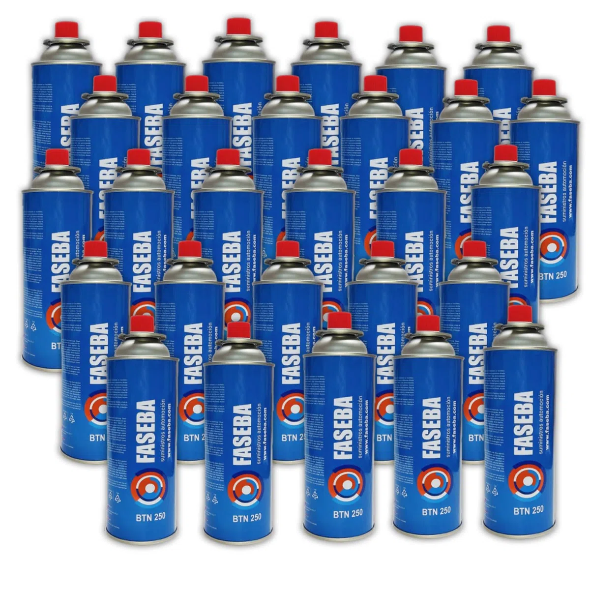28 Unidades de Cartucho de Gas para Camping CP250 227 g con sistema de seguridad. Ideal para cocinas portátiles, sopletes, hornillos quemadores. bombona camping gas portátil, cartucho camping gas.