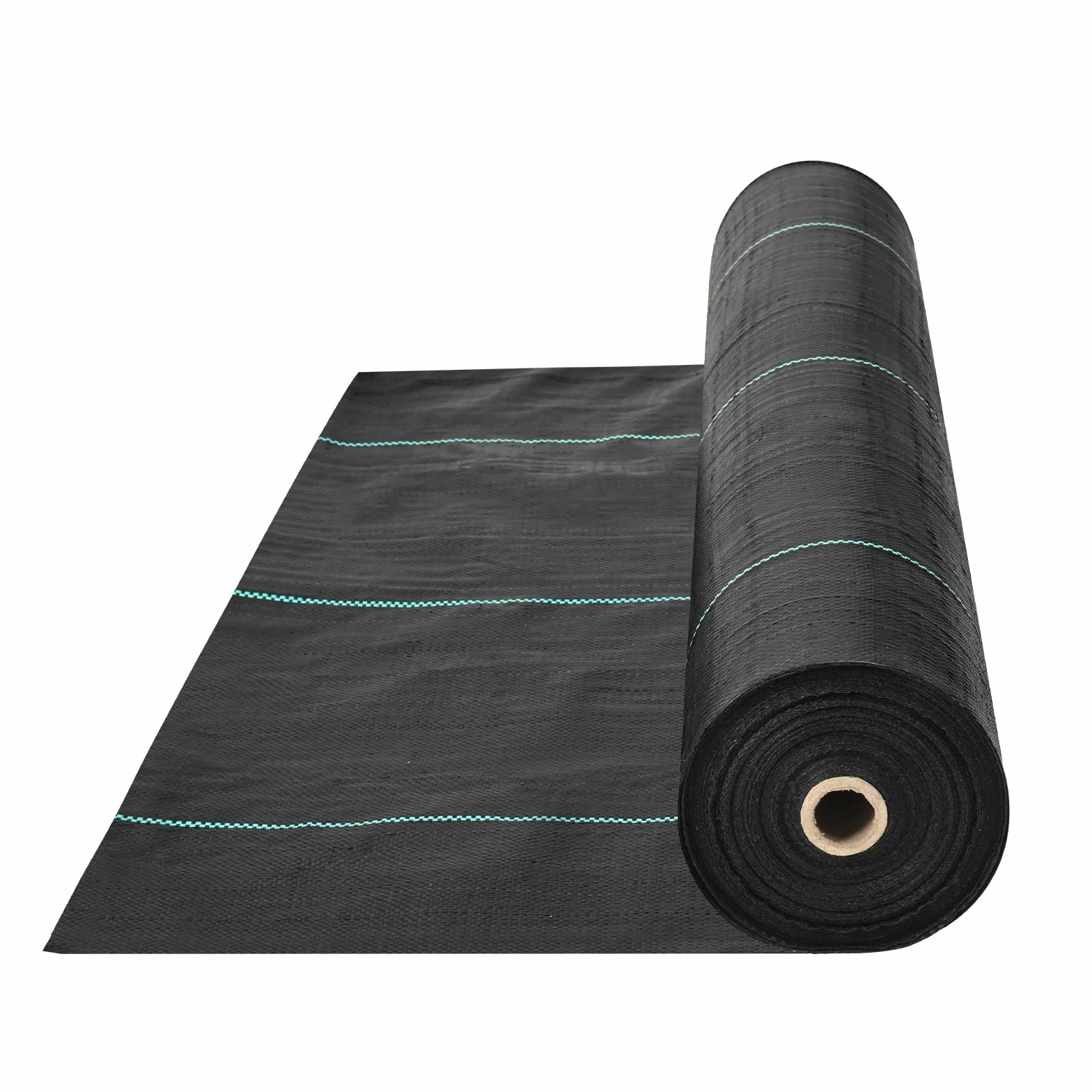 VEVOR Tela para Control de Malezas Tela para Jardín de Alta Resistencia Tela Tejida para Control de Malezas de PP Tela Geotextil para Paisajismo Vellón de Malas Hierbas 0,9 x 91,4 m, 108 g/m², Negro