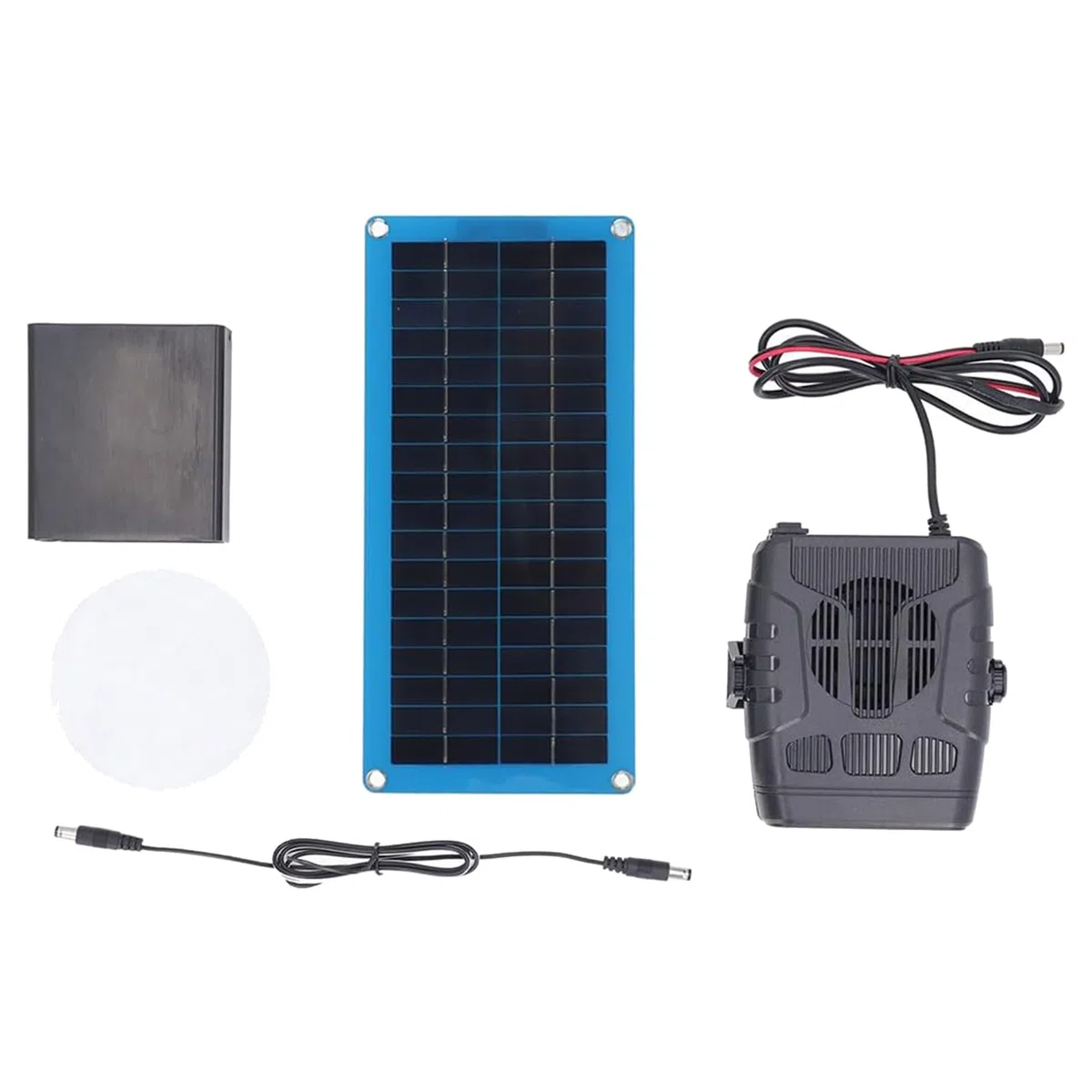 Calefacción Solar Gallinero, 30W Calentador Solar para Acampar, Equipo De Vientos Cálido para Casa De Mascotas, Kit De Energía Solars para Mantener El Calor En Invierno, Kit Energía Solars CAS