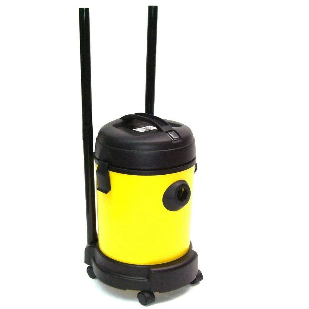 D&L Aspirador para estanque, 25 l, aspiradora de lodo en seco, filtro limpiador 55098 AWZ, aspiradora de piscina, aspiradora de lodo para estanque, vaciado automático, limpiador de piscina, aspiradora