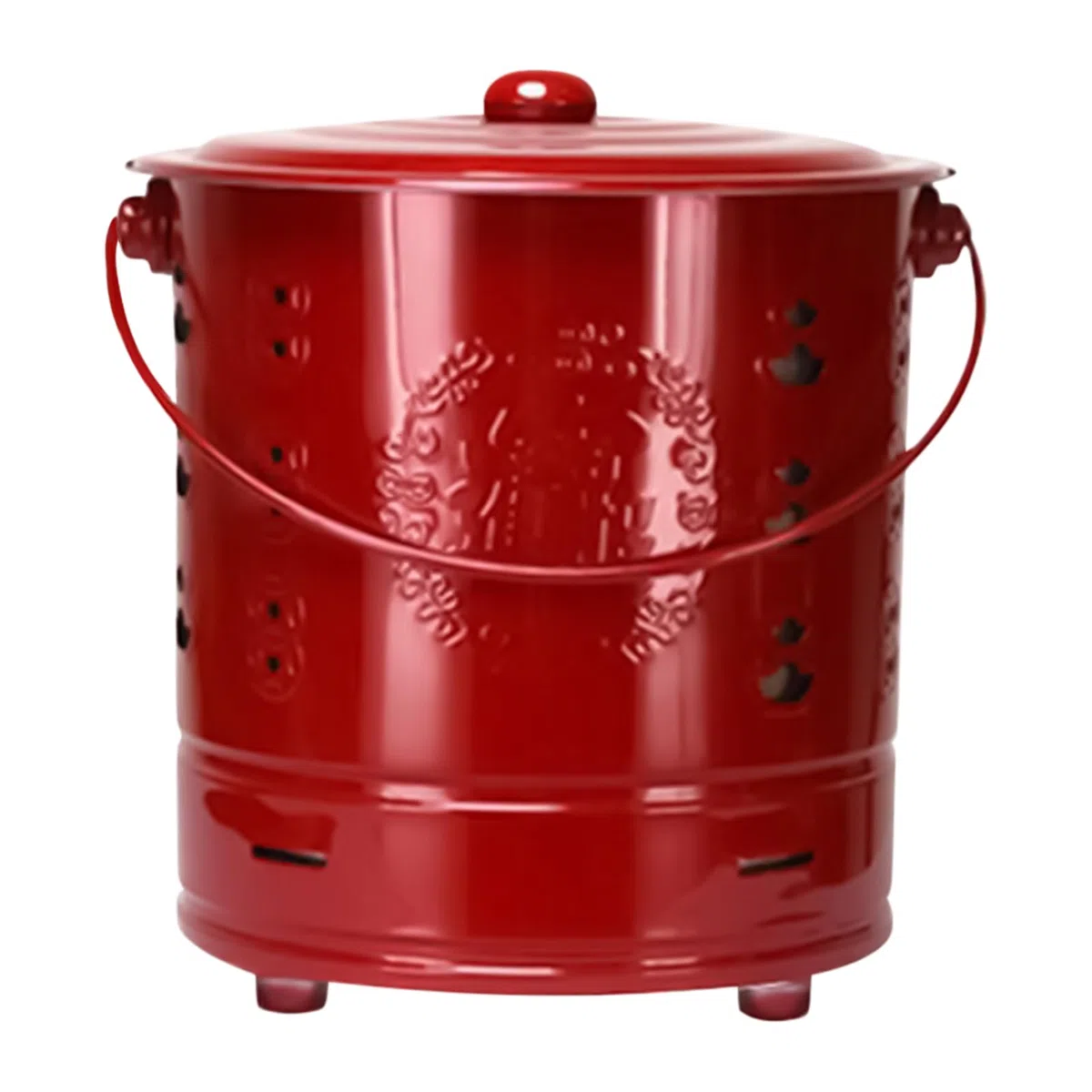 Quemador de Papel - Incinerador Metálico Con Jaula Para Barril,Recipiente Ignífugo para Acampada Granja Terraza Basura Fogata Jardín