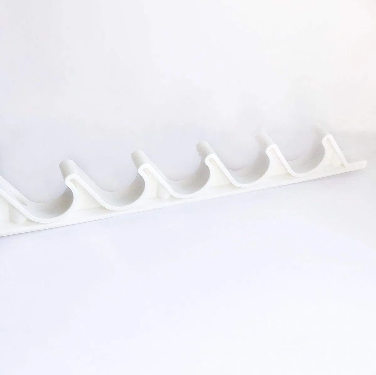 4 soportes de ajuste de nailon blanco de 6 posiciones para patio al aire libre, muebles de patio o tumbonas, reemplazo, soporte de espalda, ajuste multiposición de altura de respaldo de 10 5/8