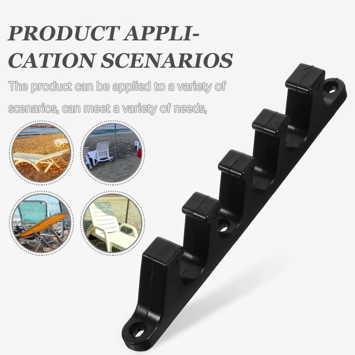 MAGICLULU Silla Exterior Plegable con Soportes De Plástico Y Ajuste De 5 Posiciones para Camping Jardín Y Pesca Ligera Compacta Y Resistente a La Intemperie