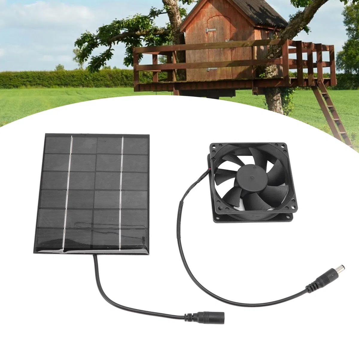 Ventilador de Escape, Ventilador de Escape Solar, Ventilador de Ventilación, Ventilador de Panel Solar Herramienta de Disipación de Calor de Ventilación de Aire de Escape para