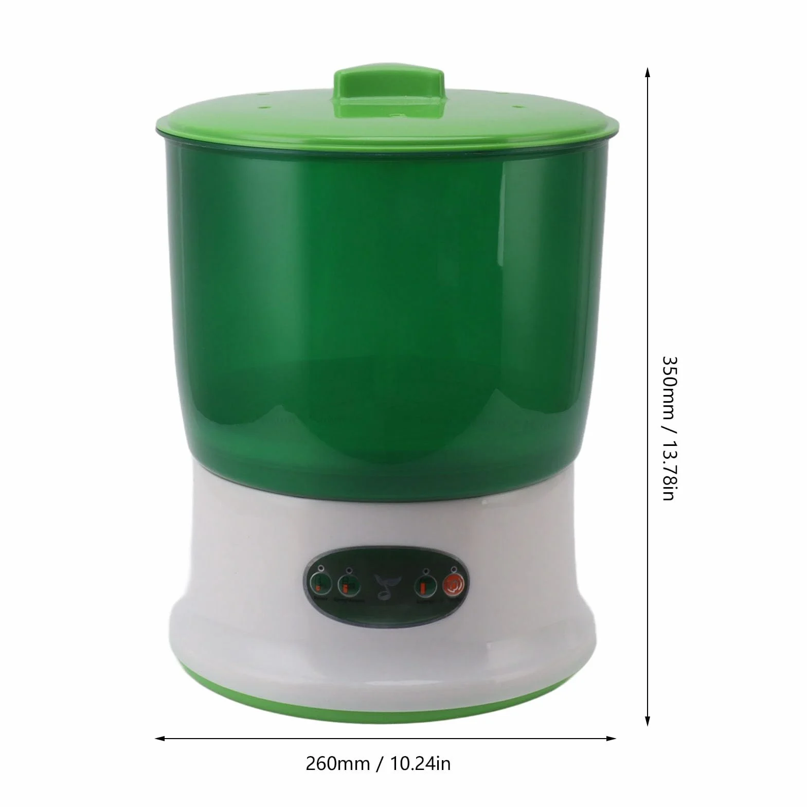 Máquina de Germinación de Brotes, Máquina de Germinación de Soja Automática Fácil de Operar de 2 Capas 8W para Hacer Yogur (Enchufe UE 220V)