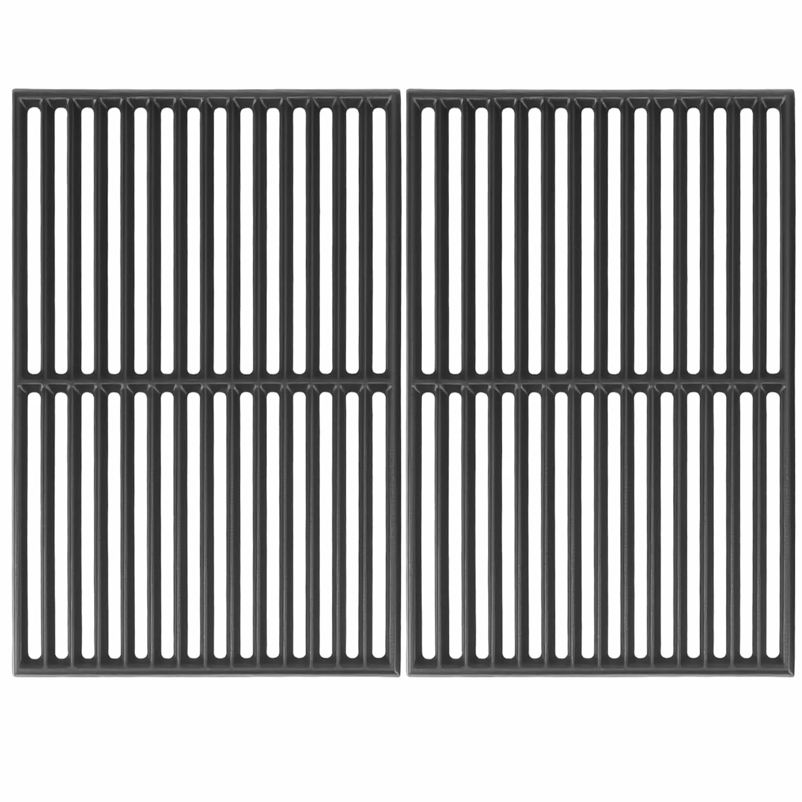 GFTIME Parrilla de hierro fundido para BroilKing Signet 320, 340, 390, 38 x 64,6 cm, 2 unidades