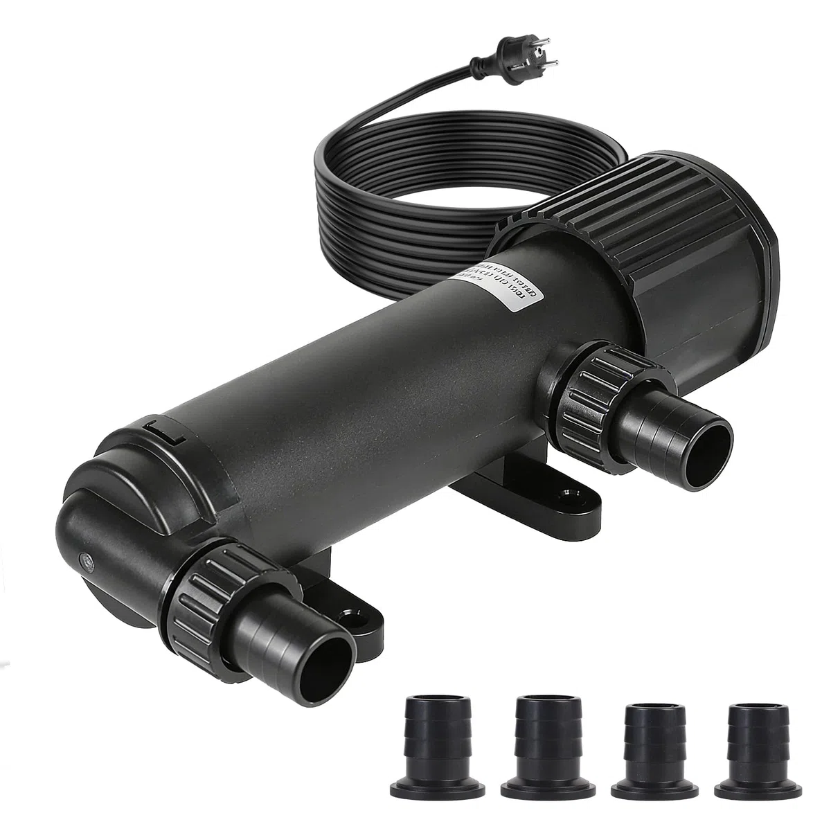 CPROSP Clarificador UV Estanque 1500l/h | Esterilizador UV-C 9W | Adaptadores 19-38mm | Cable 3m | IP44