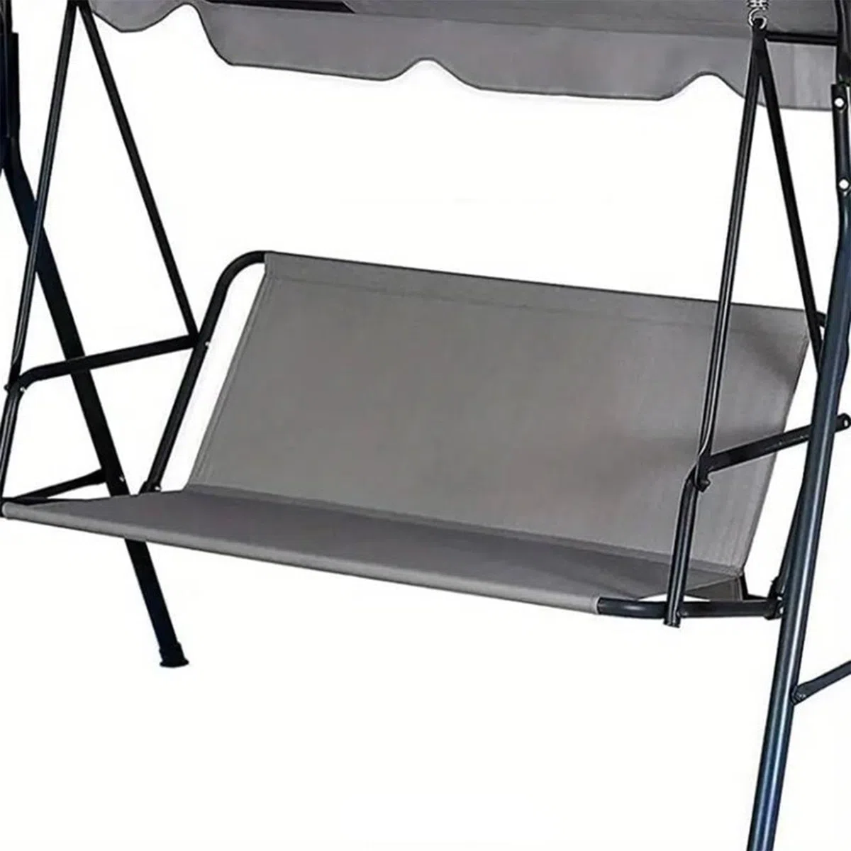Funda de Asiento de Columpio,Columpio Jardin Exterior Funda Asiento de Reemplazo,Impermeable Tela Oxford 900D,Tela Balancin Jardin(Gray,62.20x40.94in)