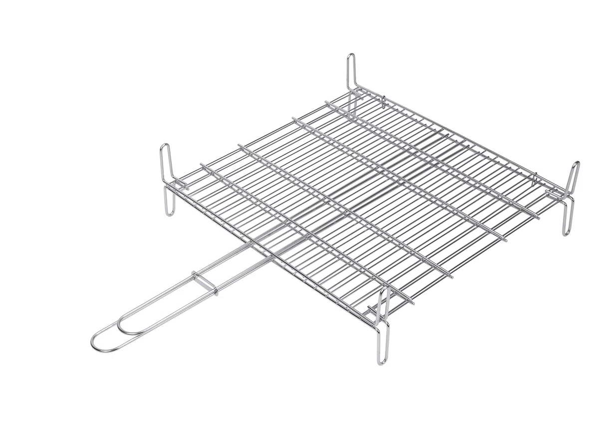 Sauvic 02682 - Parrilla Doble Inoxidable, 18/8, 35 x 40 cm